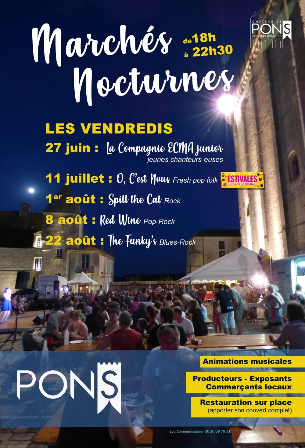 Marché nocturne de Pons